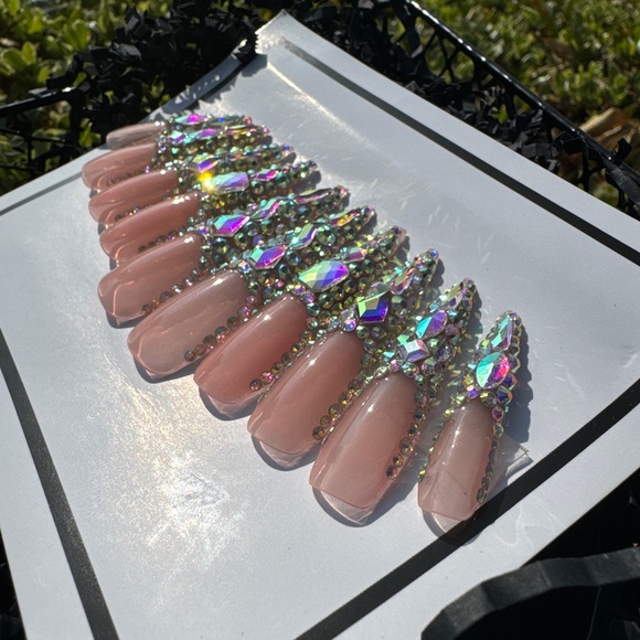 French Bling Press On Nails - Picture 3 of 4